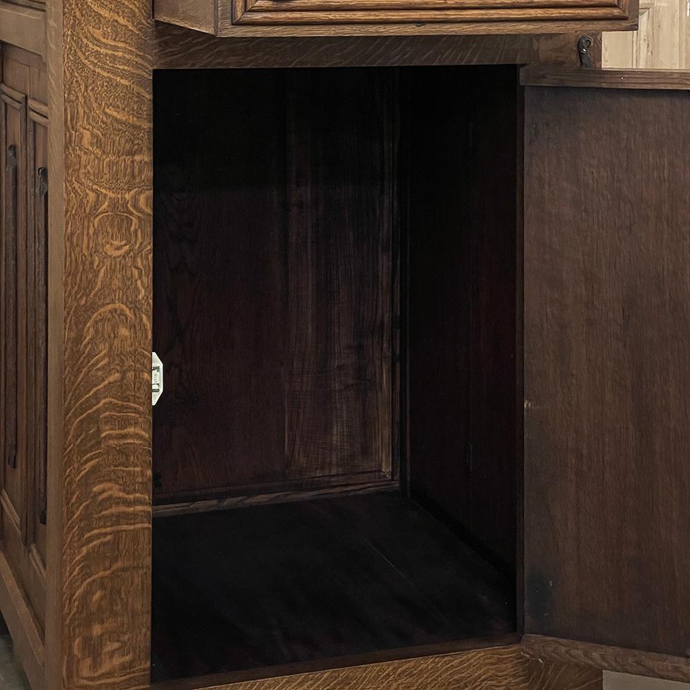 Antique Neogothic Cabinet In Good Condition For Sale In Dallas, TX