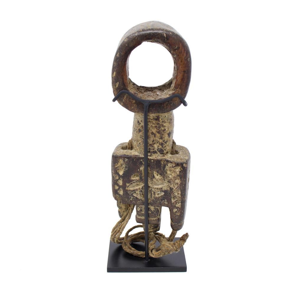 Tribal Antique Nepalese Butter Churn Handle. For Sale
