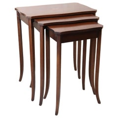 Antique Nest of Tables In Sheraton Style. English, C.1910