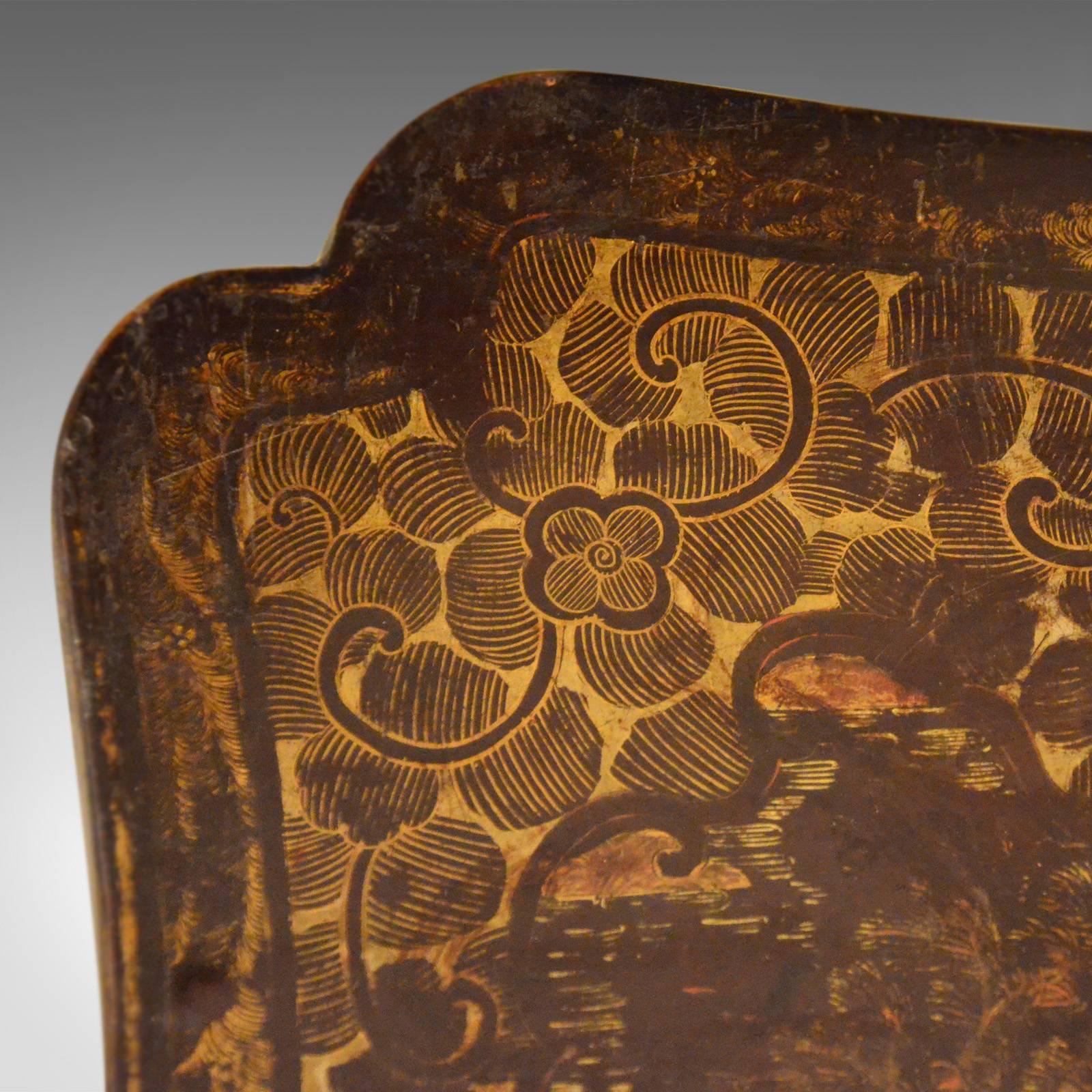 Antique Nest of Tables, Four Chinoiserie Side Tables, 19th Century, circa 1890 2
