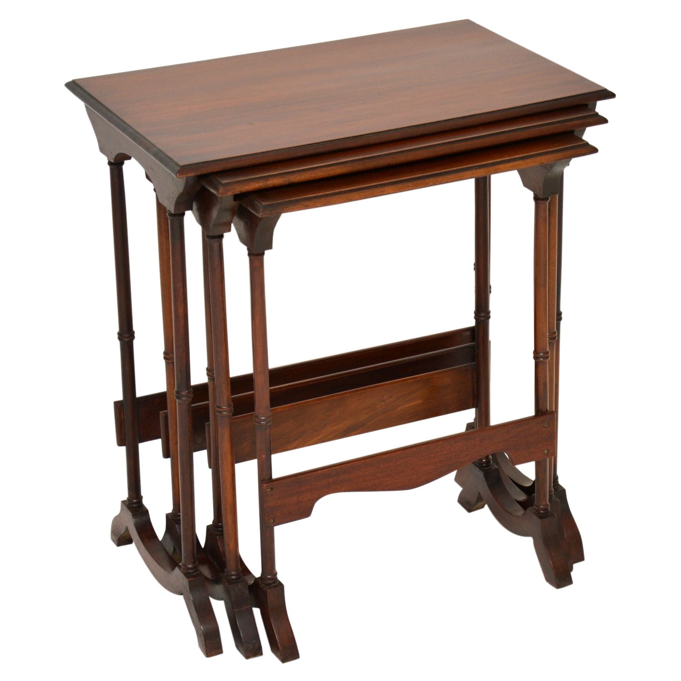 Antique Nest of Three Tables