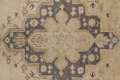 Antique Netural Turkish Oushak Carpet, circa 1920s
