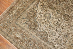 Antique Neutral Persian Kashan Rug