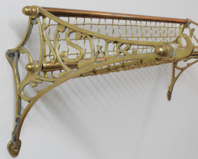 Antique New South Wales Railroad Train Luggage Rack at 1stDibs