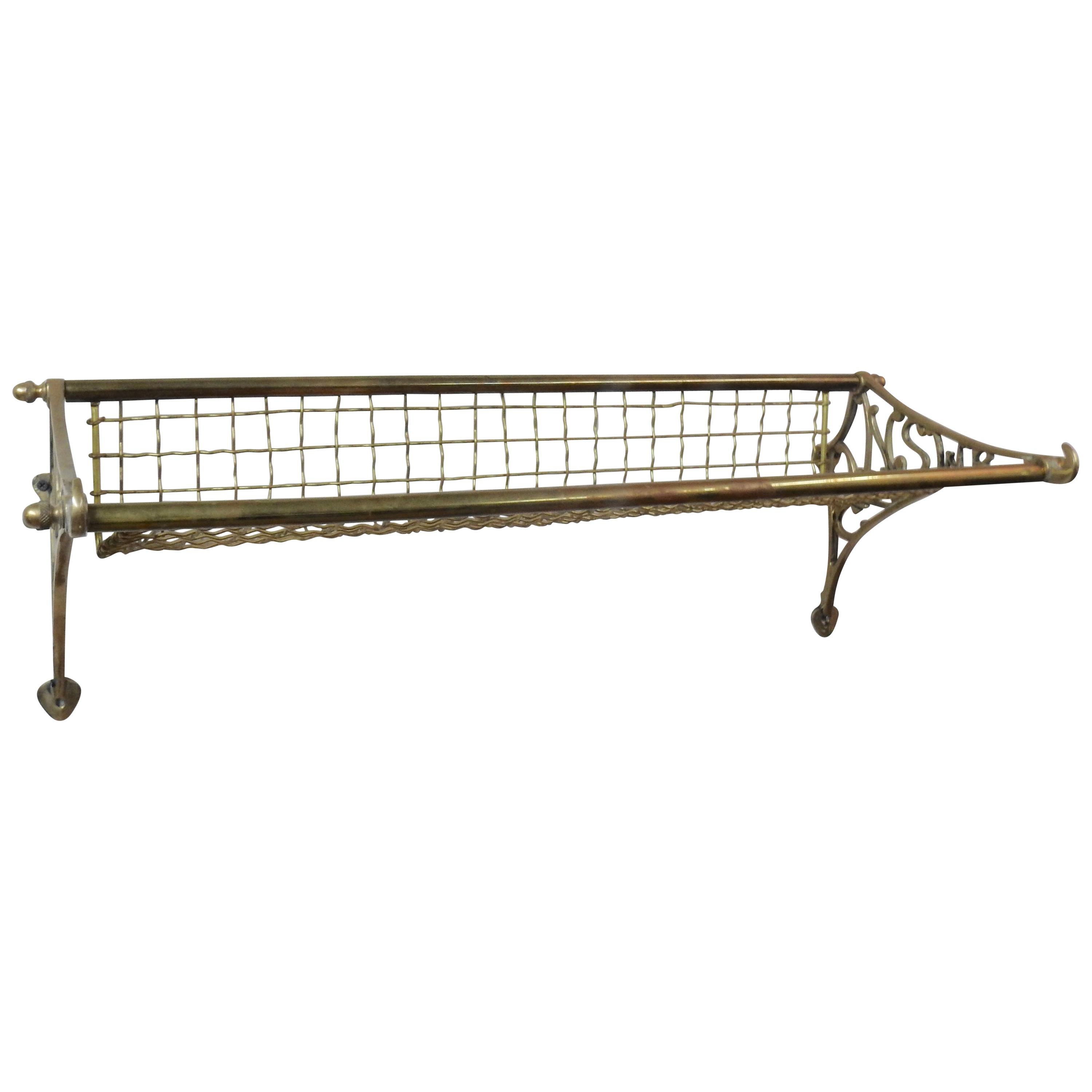 Antique New South Wales Railroad Train Luggage Rack