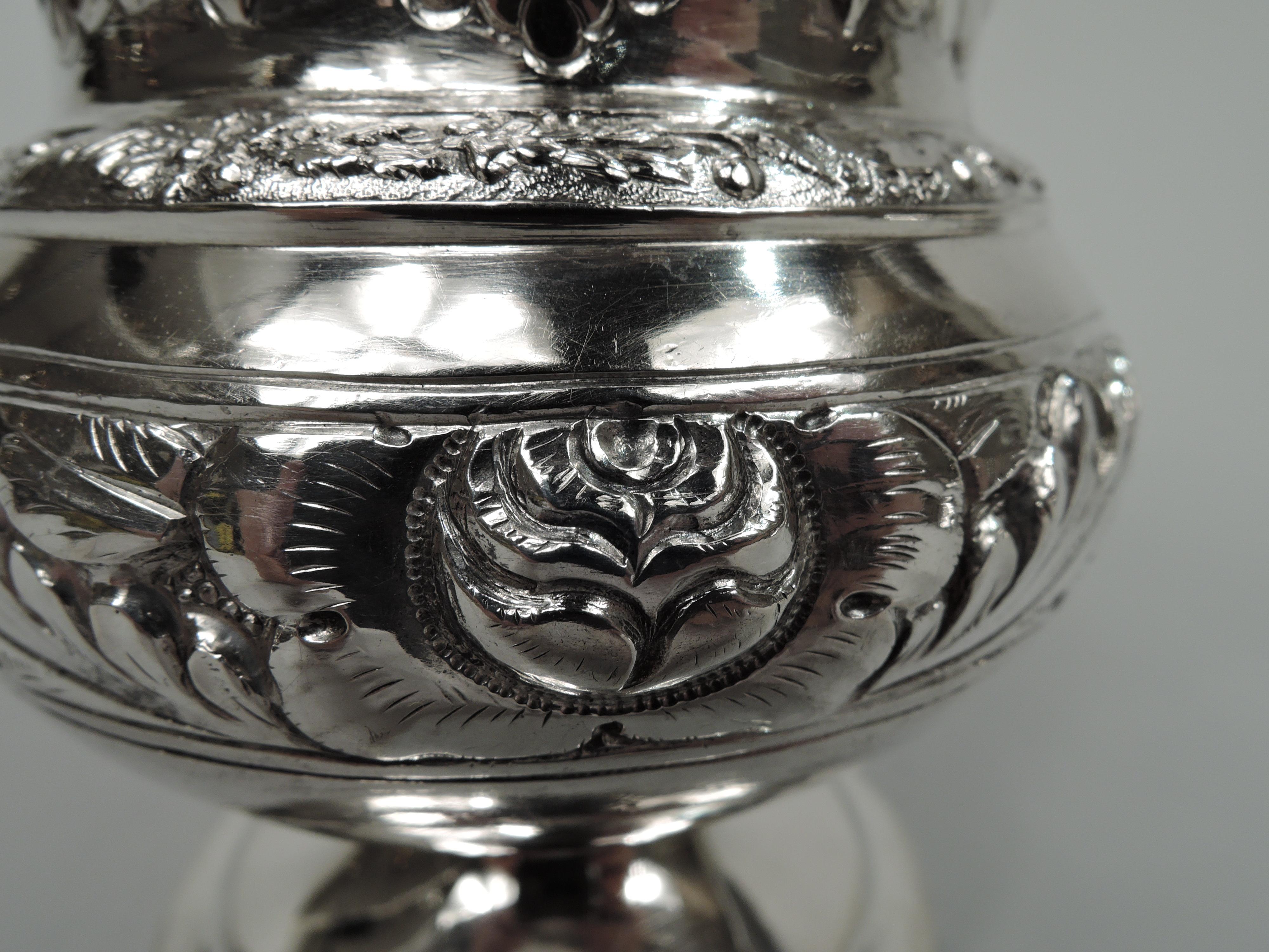 Antique New York Classical Coin Silver Baby Cup by Eoff & Connor For Sale 1