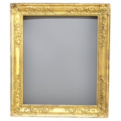 Antiguo marco de madera dorada de la escuela Newcomb-Macklin Arts & Crafts 1st-Finish C1910