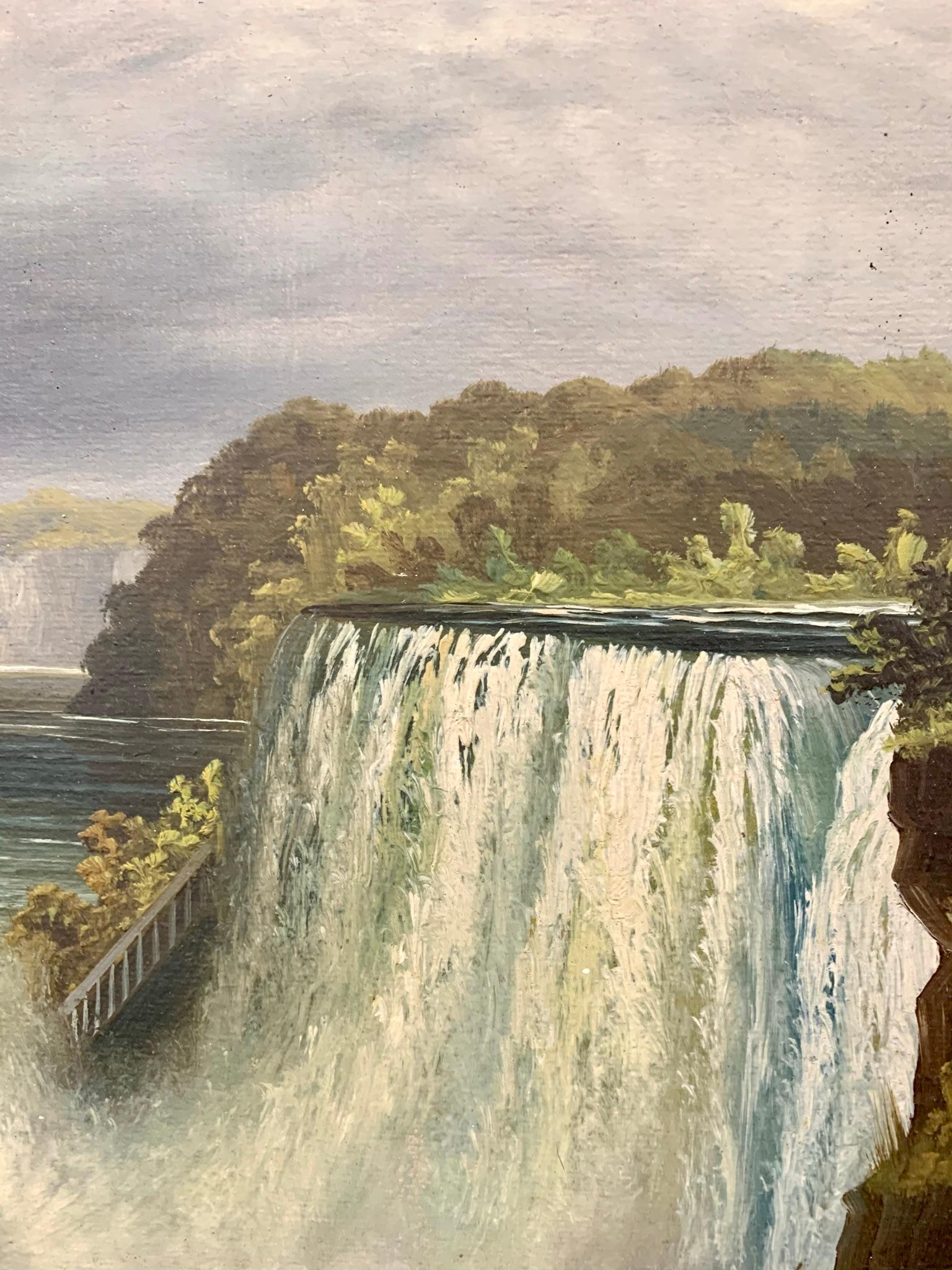 antique photo niagara falls