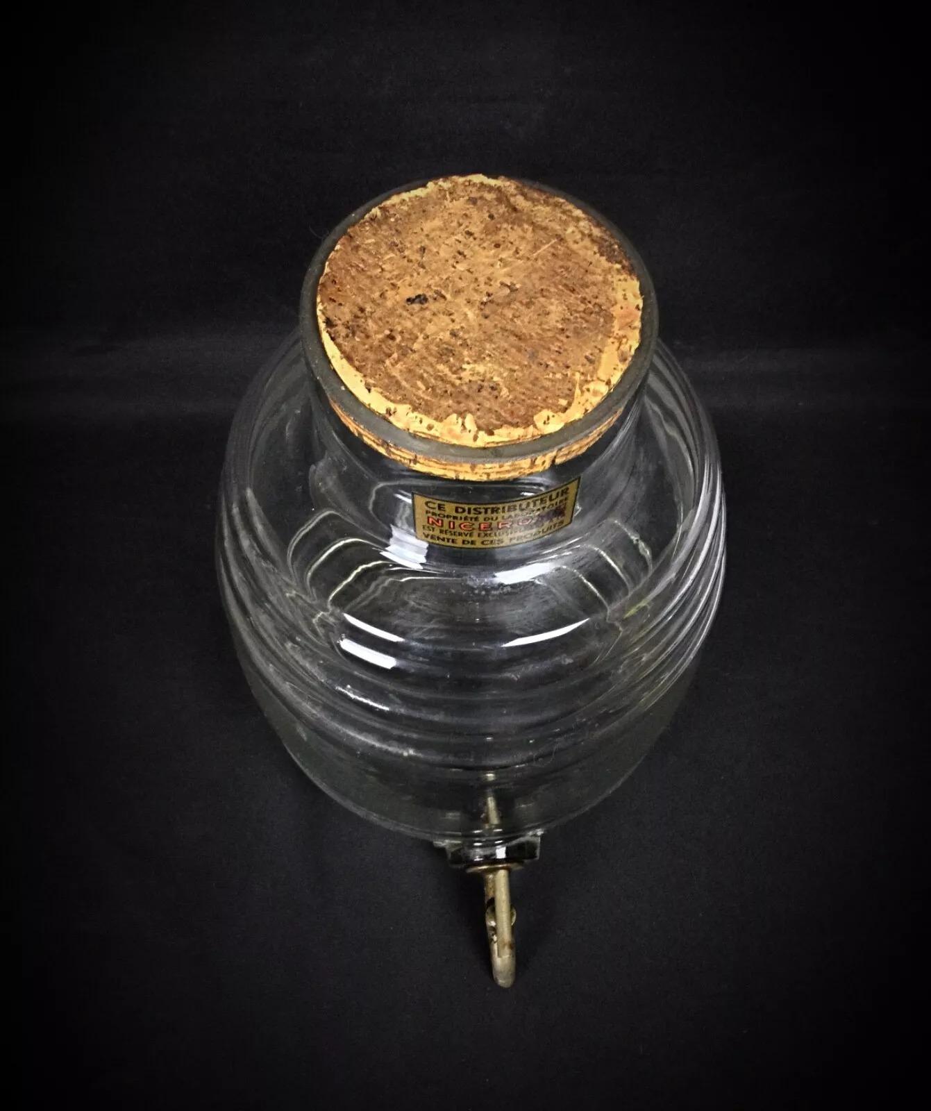Antique Nicerose France Perfume Dispenser Jar – Advertising Display - 2Y253 In Good Condition For Sale In Bordeaux, FR