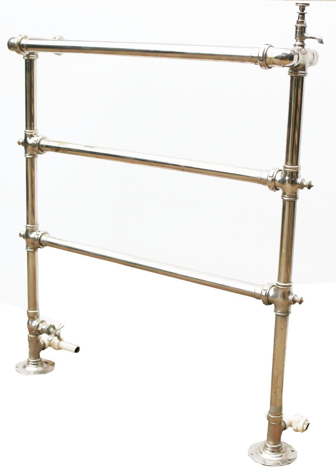vintage wooden towel rack