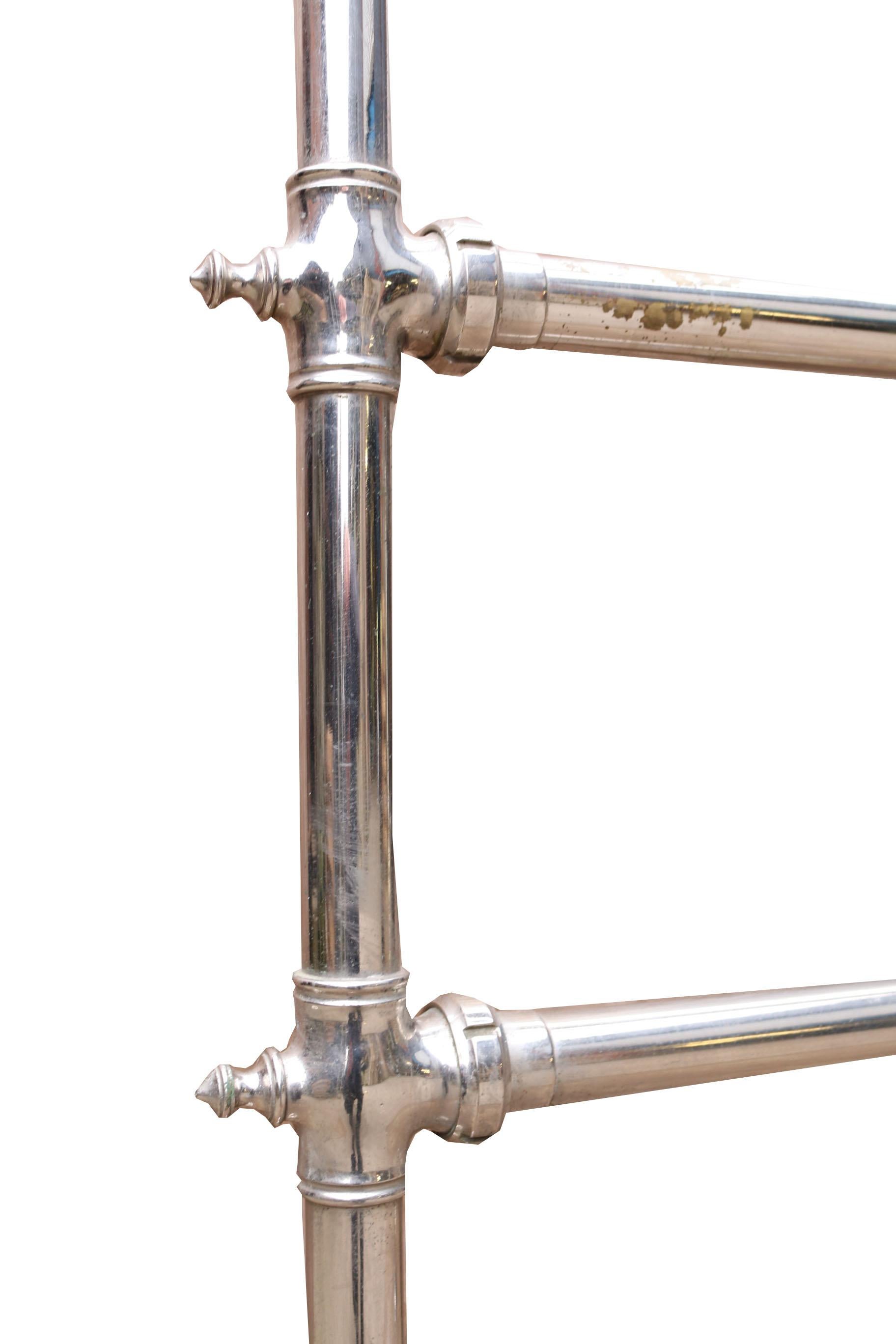 English Antique Nickel Towel Rail Radiator