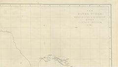 Antique Niger River Map, Arrowsmith, British Expedition under Trotter, 1855