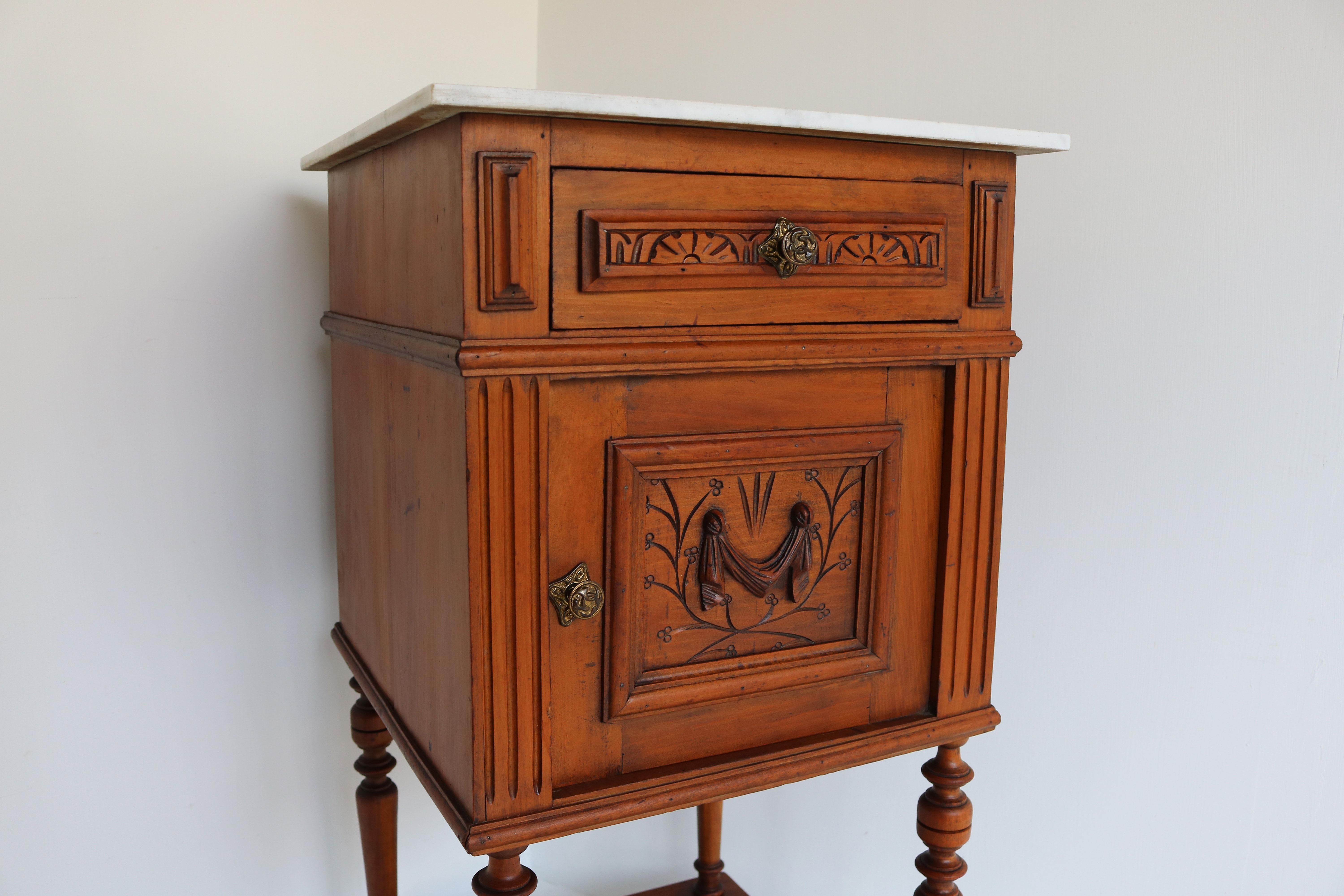 small antique nightstand