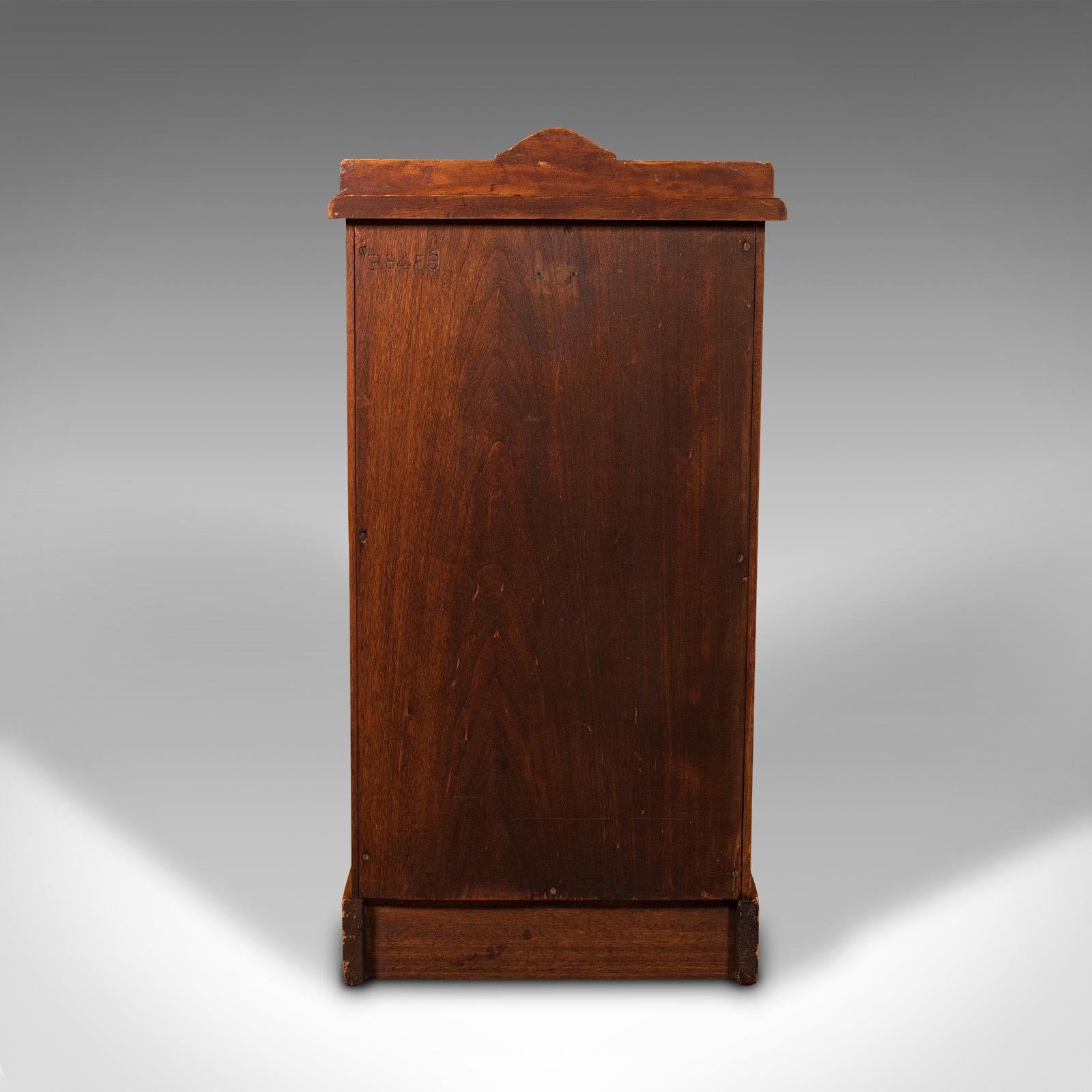 Antique Nightstand, Scottish, Satinwood, Cabinet, Pot Cupboard, Victorian, 1890 For Sale 2