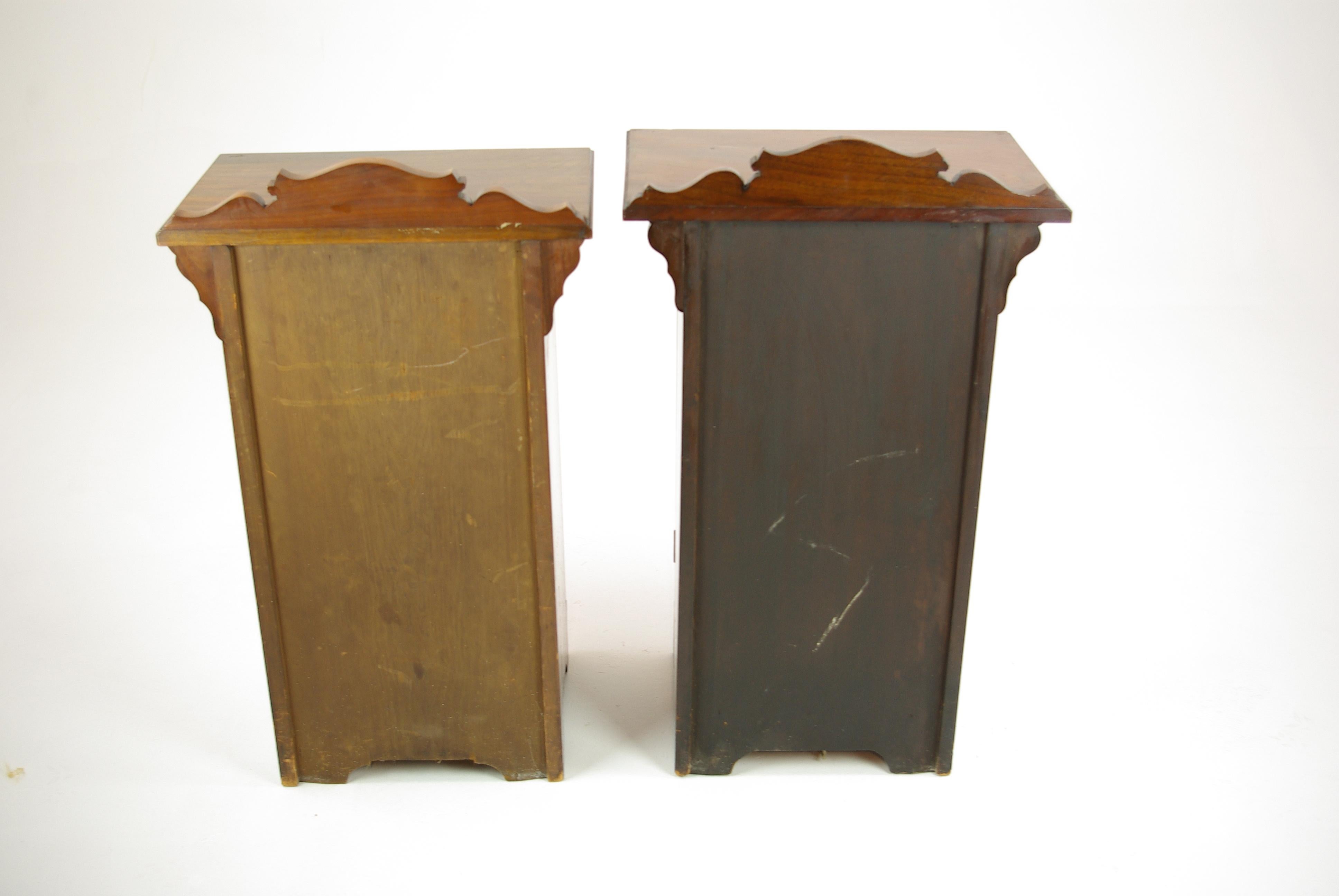 Antique Nightstands, Pair of Nightstands, Bedside Tables, Lamp Tables 3