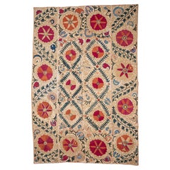 Antique Nim Suzani from Bukhara, Uzbekistan 19th C.