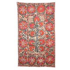 Antique Nim Suzani from Bukhara, Uzbekistan, late 19th Century