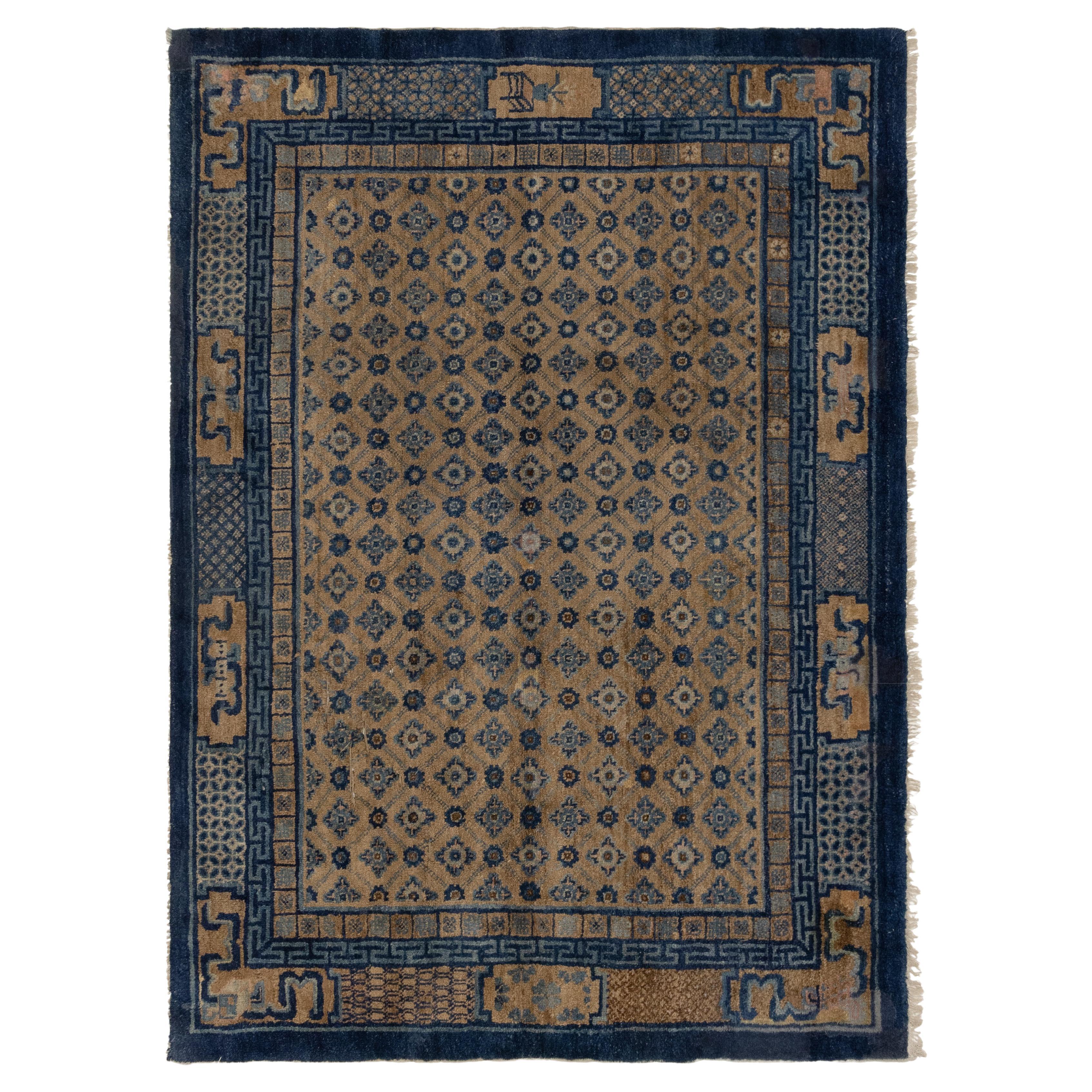 Tapis Ningxia ancien, vers les années 1880