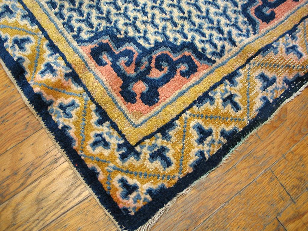 Chinese Early 19th Century Ningxia Rug ( 2' x 3'6'' - 60 x 108 ) For Sale