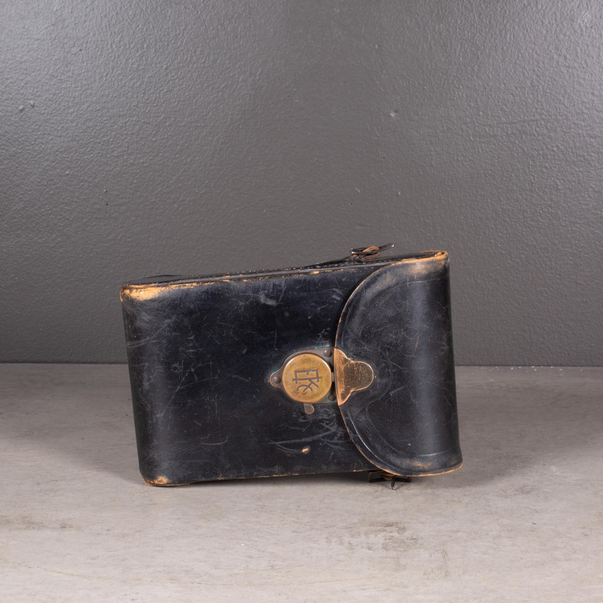 Camera pliante Kodak Junior n° 1,1914-1927 avec étui (expédition gratuite) en vente 3