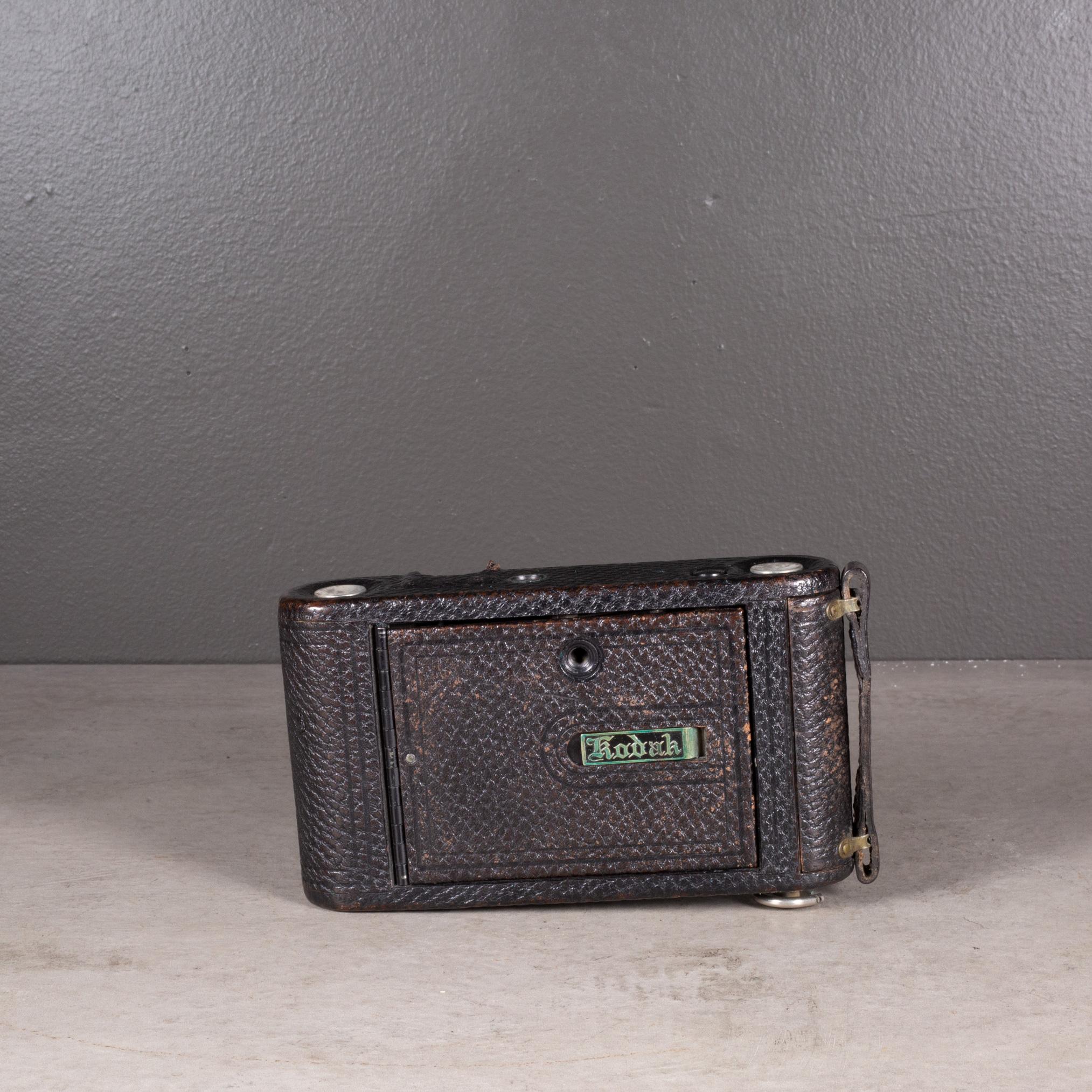 Camera pliante Kodak Junior n° 1,1914-1927 avec étui (expédition gratuite) en vente 1