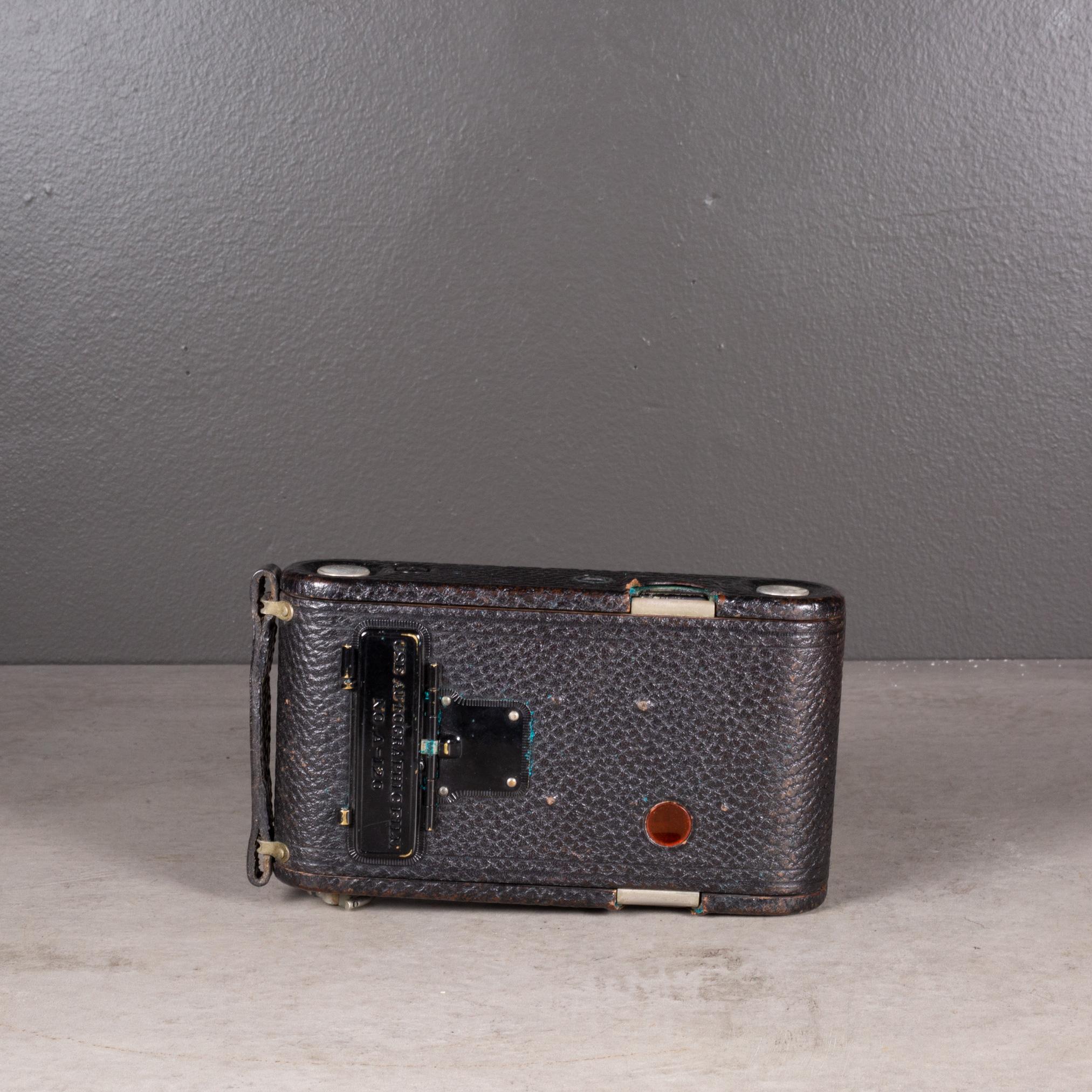 Camera pliante Kodak Junior n° 1,1914-1927 avec étui (expédition gratuite) en vente 2