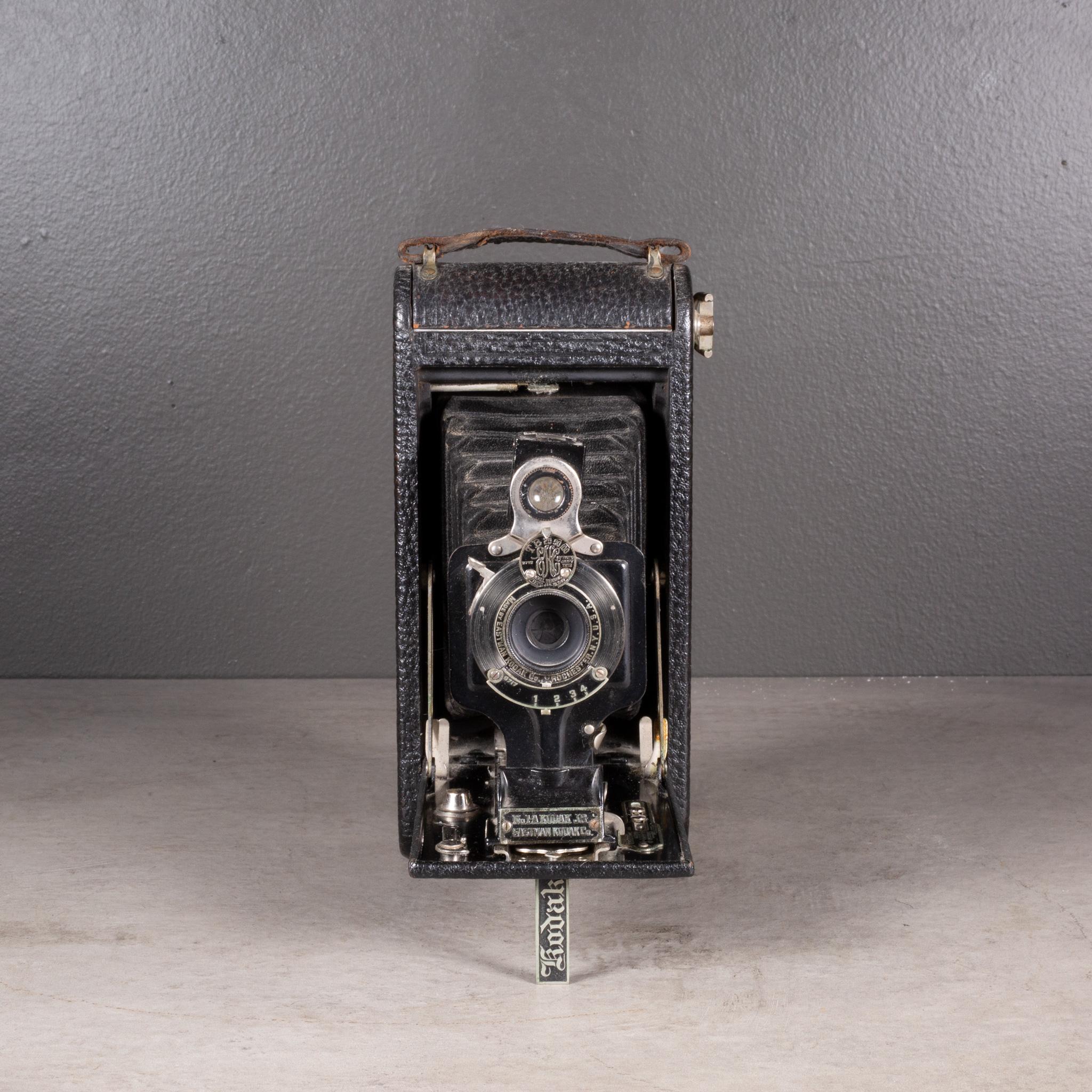 Art déco Camera pliante Kodak Junior n° 1A d'antiquités, vers1914-1927 (expédition gratuite) en vente