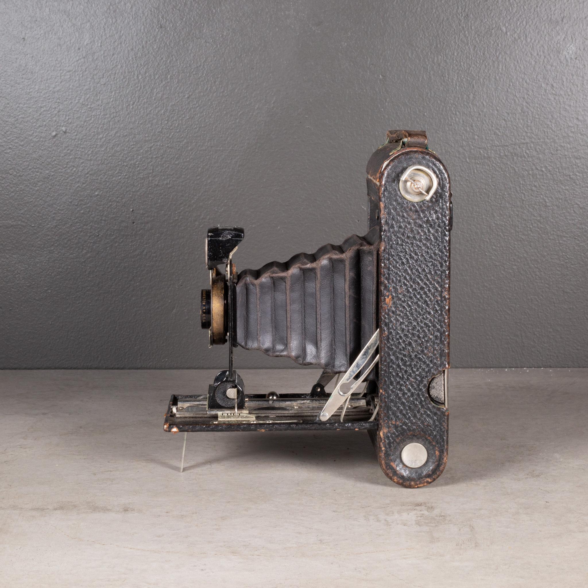 Art déco Camera pliante Kodak Junior n° 1A d'antiquités, vers1914-1927 (expédition gratuite) en vente