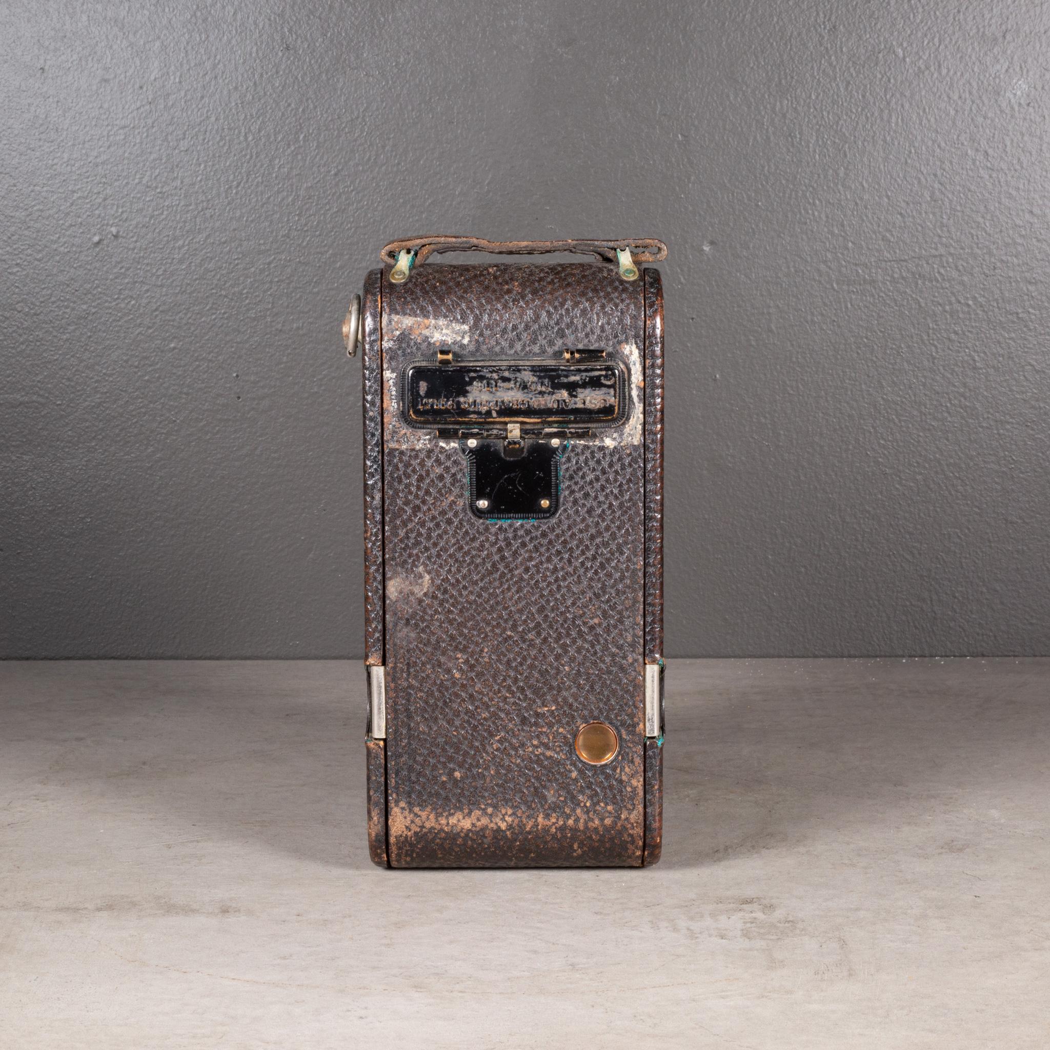 20ième siècle Camera pliante Kodak Junior n° 1A d'antiquités, vers1914-1927 (expédition gratuite) en vente