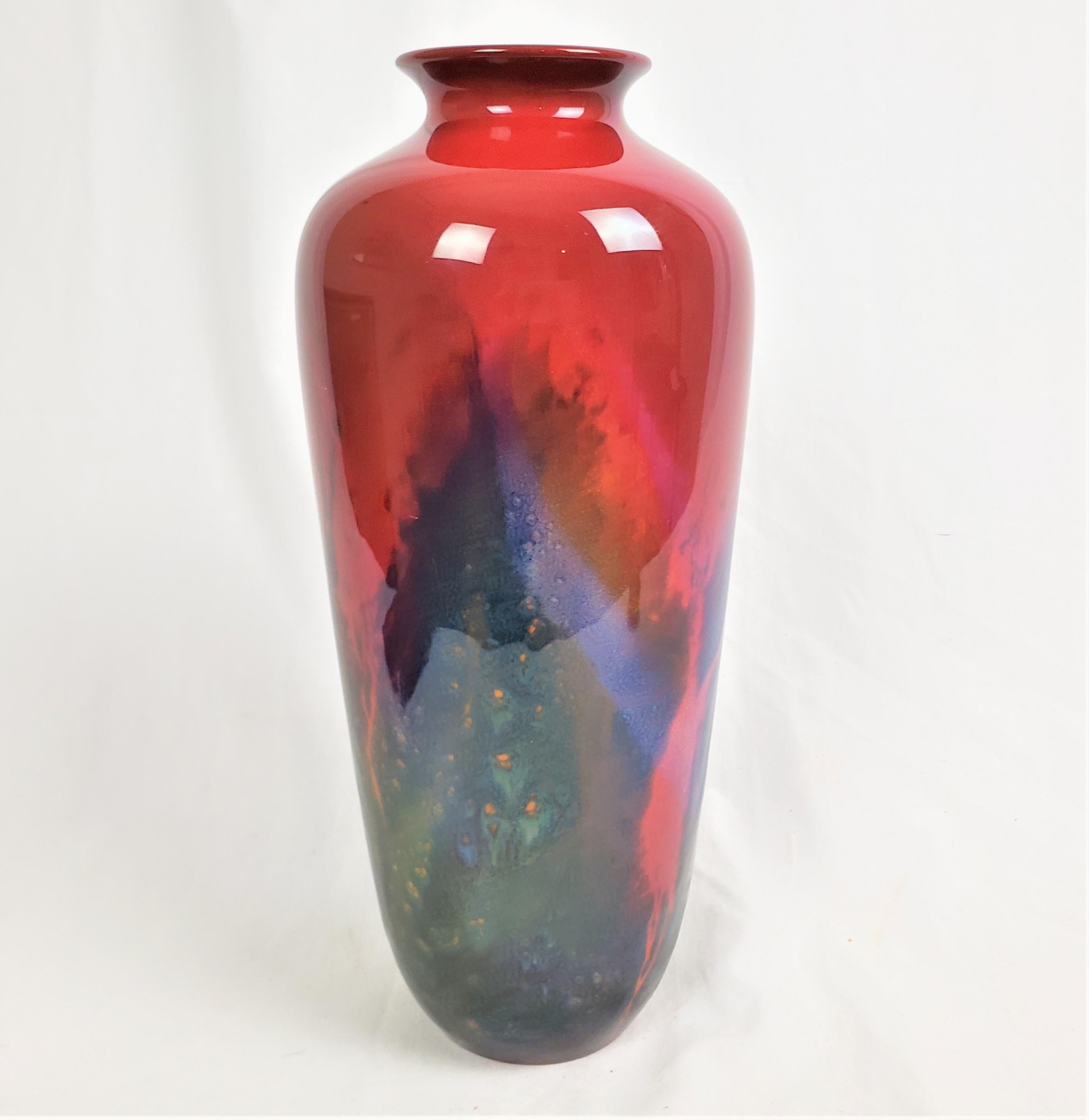Grand vase flambe de Noke Sung Ware signé Royal Doulton en vente 5