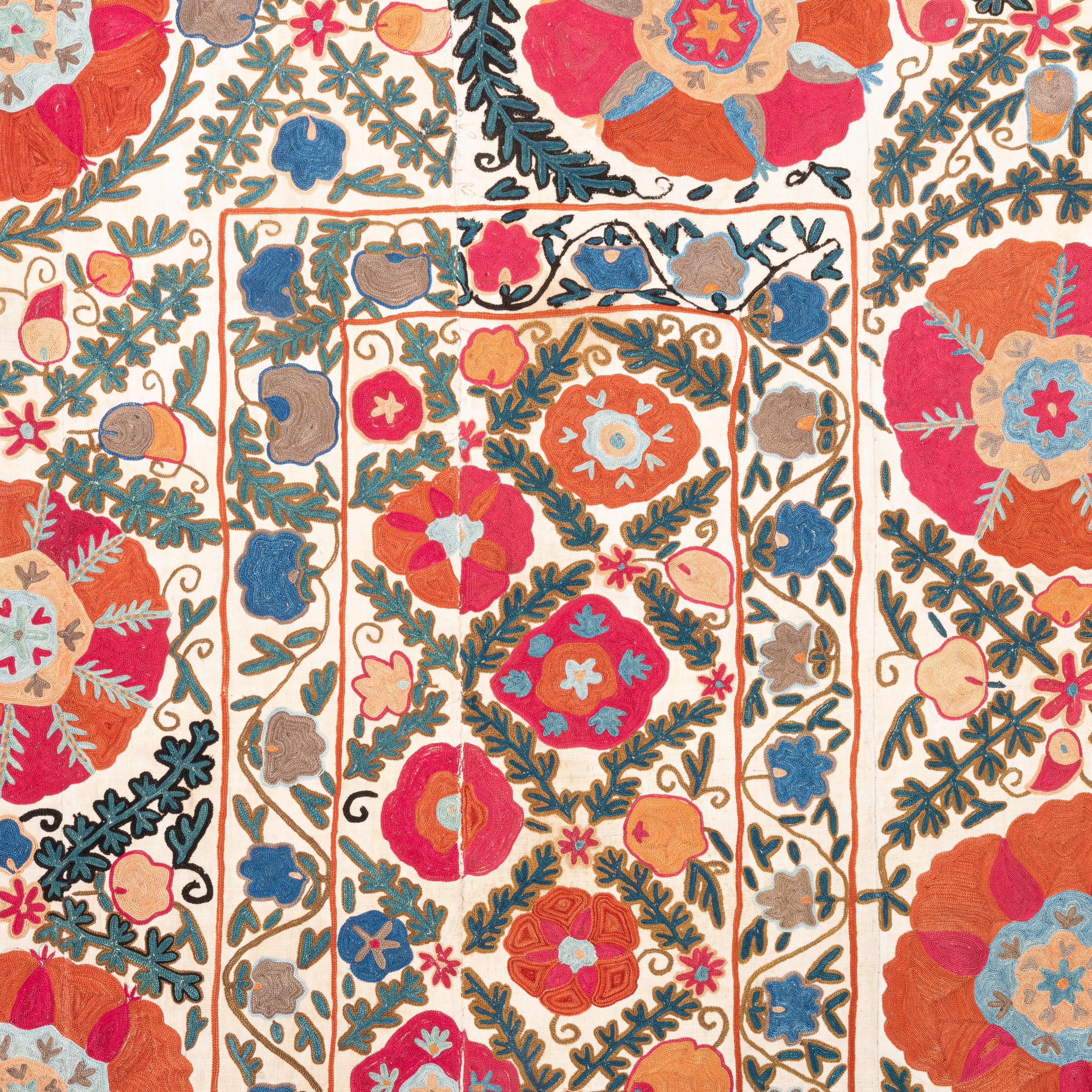 Antique Nim Suzani from Bukhara , Uzbekistan, 19th C. 1