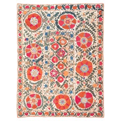 Antique Nim Suzani from Bukhara , Uzbekistan, 19th C.