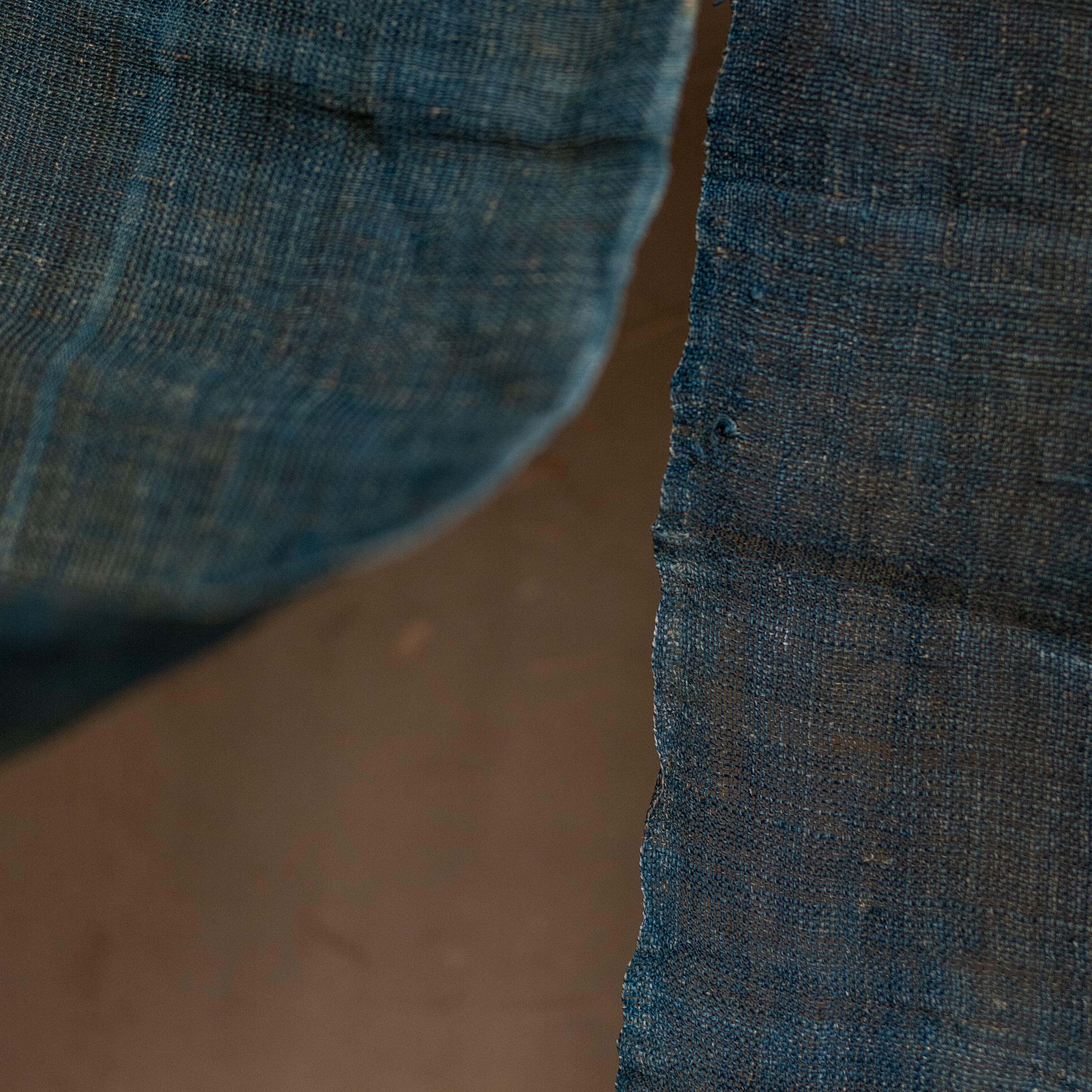 Antiker Noren-Vorhang, Japan, um 1890 / Wabi Sabi, japanische Handwerkskunst im Angebot 4