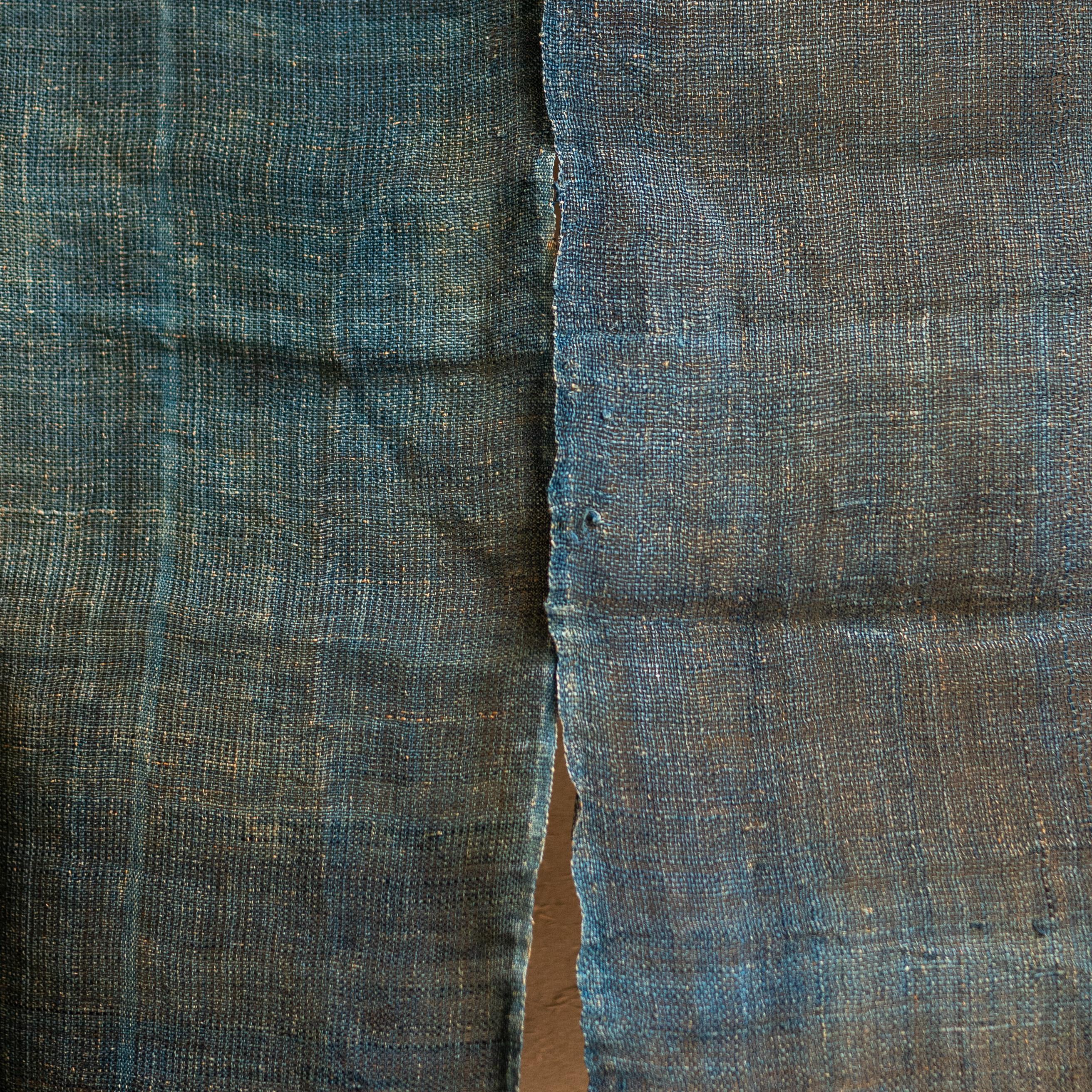 Antiker Noren-Vorhang, Japan, um 1890 / Wabi Sabi, japanische Handwerkskunst (Japanisch) im Angebot