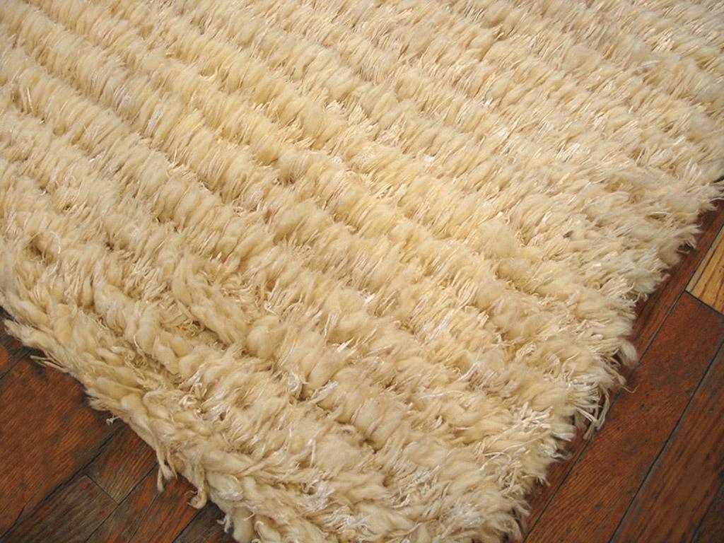 Late 20th Century Vintage 1970s Moroccan Shag Carpet ( 8' x 9'9