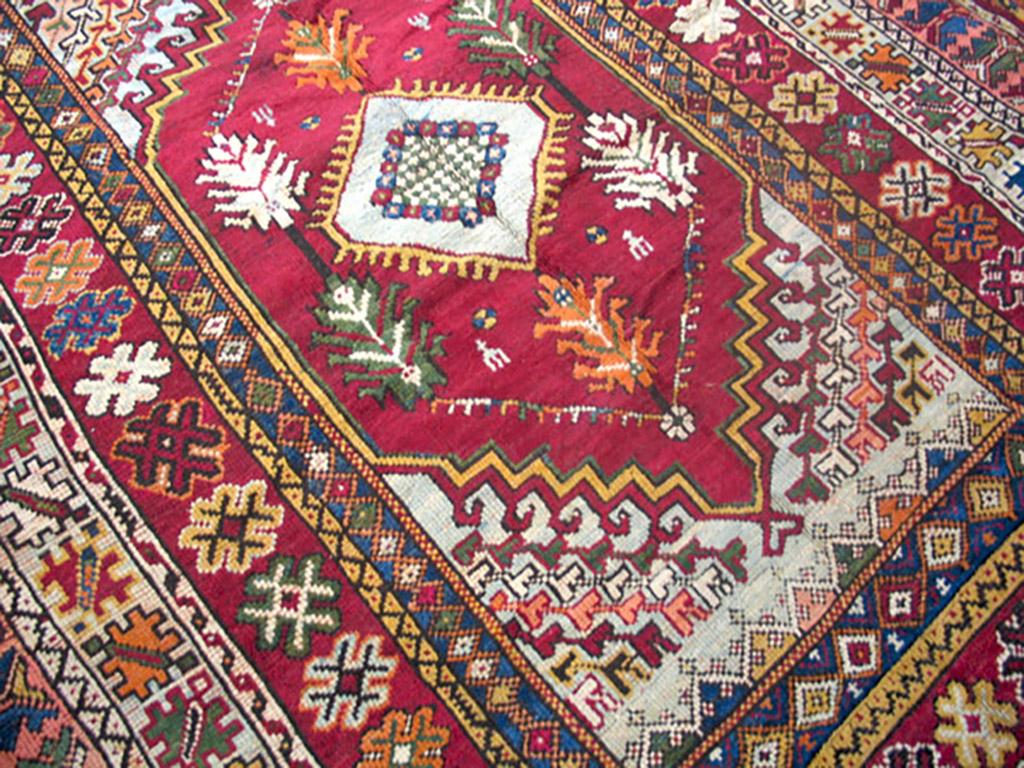 Marokkanischer Rabat-Teppich des späten 19. Jahrhunderts ( 6''8 x 9''6 - 203 x 290) (Wolle) im Angebot
