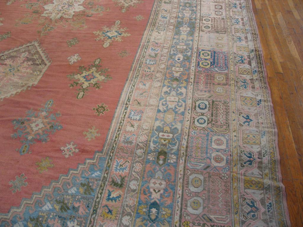 Marokkanischer Rabat-Teppich des späten 19. Jahrhunderts ( 12''6 x 36''6) (Handgeknüpft) im Angebot