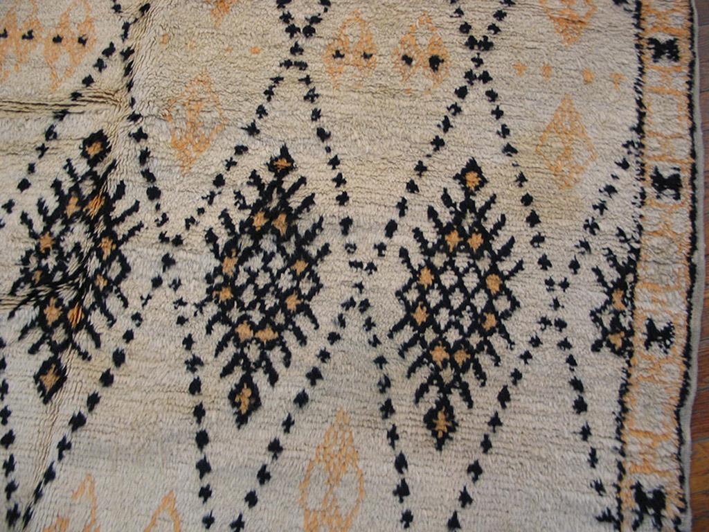 Hand-Knotted Antique North African Moroccan Rug For Sale