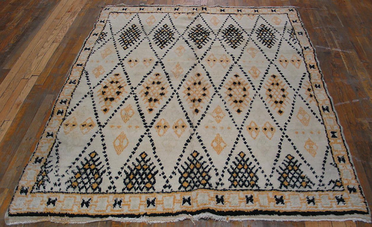 Mid-20th Century Antique North African Moroccan Rug For Sale