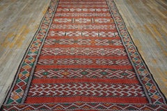 Mid 20th Century Moroccan Flat-weave Carpet ( 5' x 10'3" - 152 x 312 )