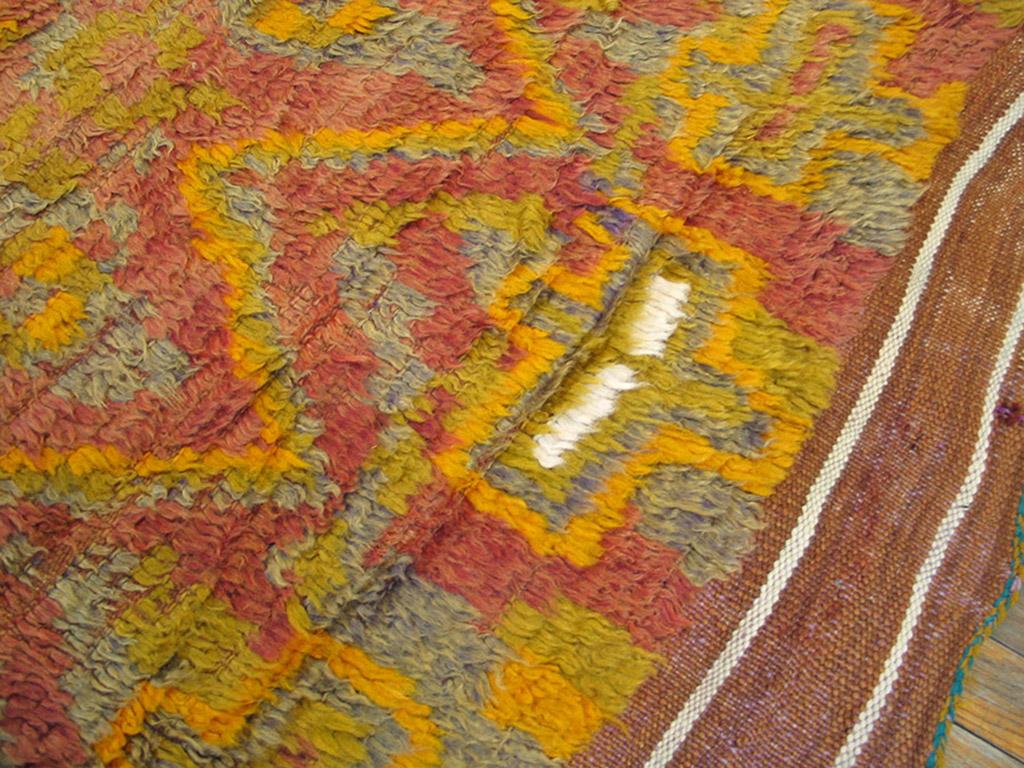 Mid-20th Century Antique Moroccan Rug 6' 2