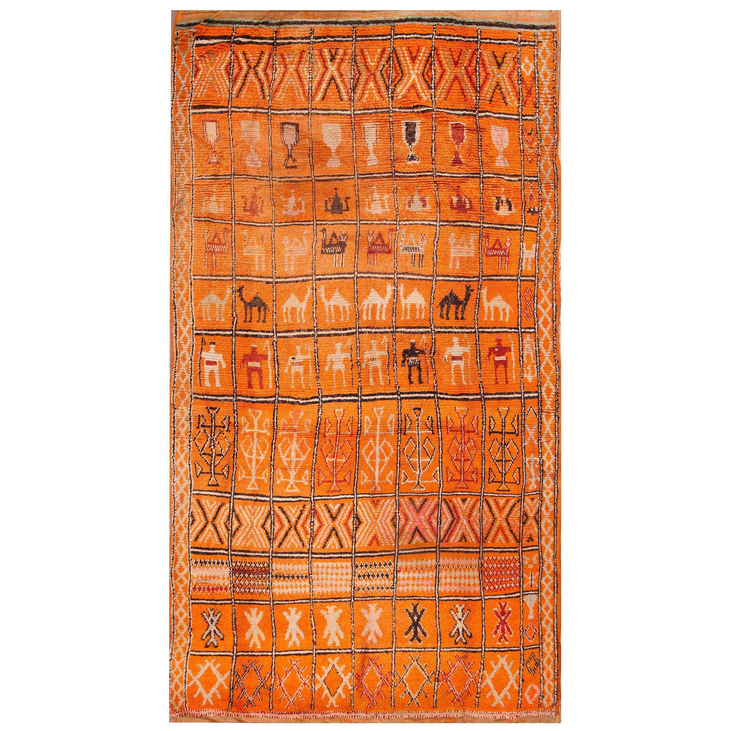 African Collection Deco Rug at 1stDibs