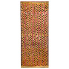 Vintage Mid 20th Century Moroccan Gallery Carpet ( 6'6" x 15'10" - 198 x 483 )