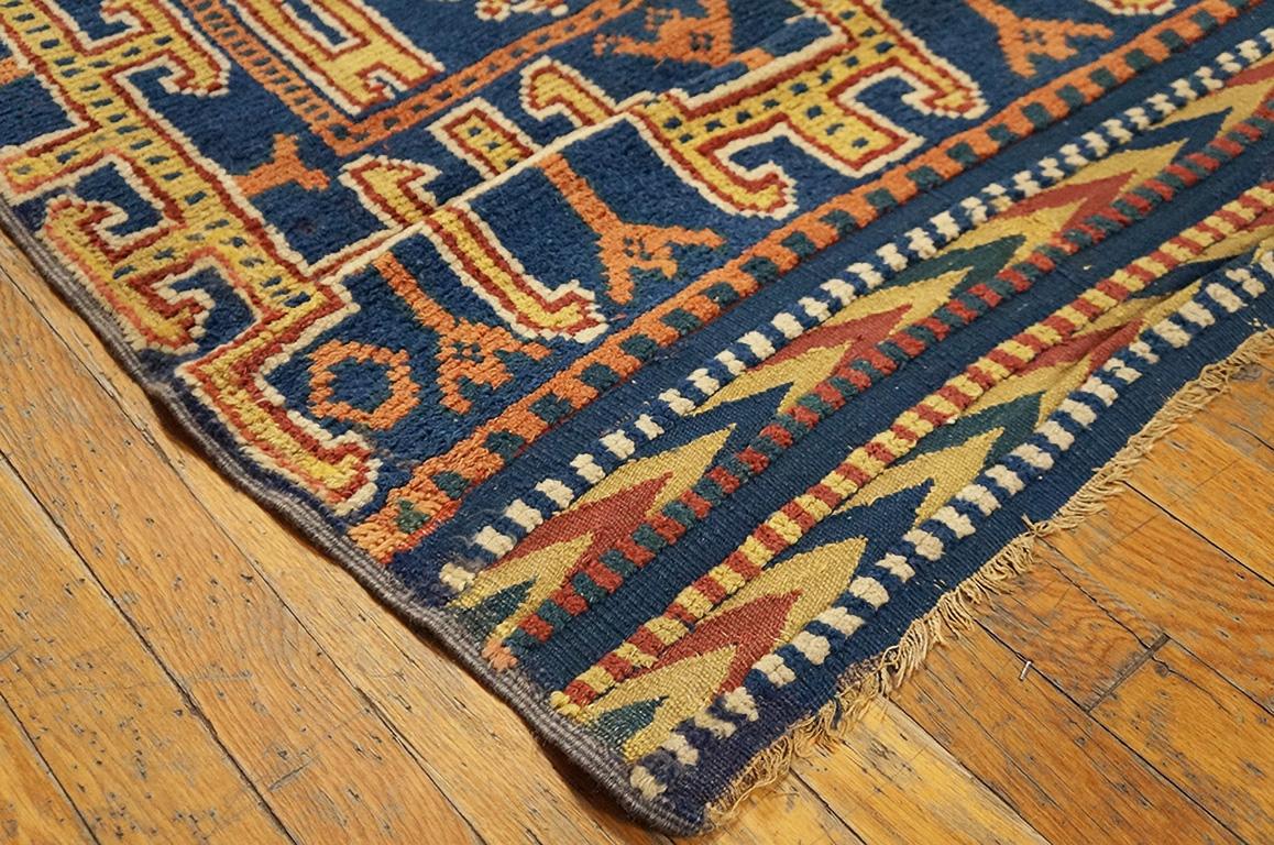 Wool Antique North African Tunisian Rug 3' 9