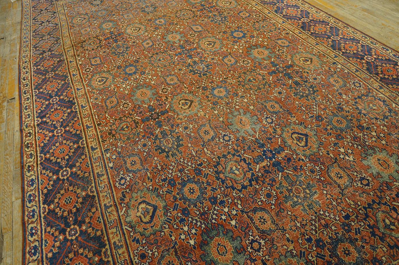 Fin du 18ème siècle N.E. Tapis persan Khorassan Harshang (7'6'' x 16'-230 x 488) en vente 4