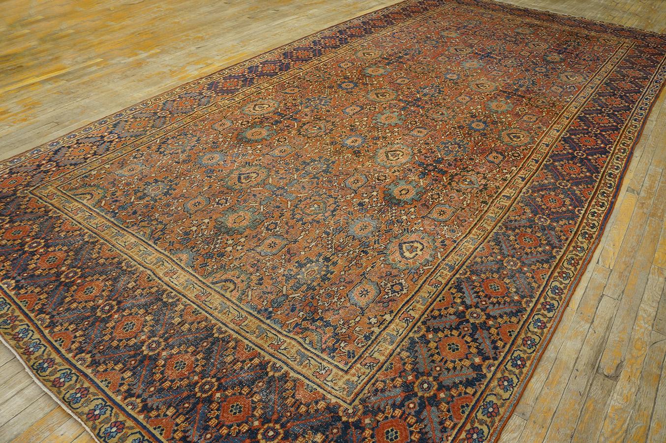 Late 18th Century N.E. Persian Khorassan Harshang Carpet 
7'6'' x 16'-230 x 488