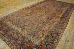 Late 18th Century N.E. Persian Khorassan Harshang Carpet (7'6'' x 16'-230 x 488)