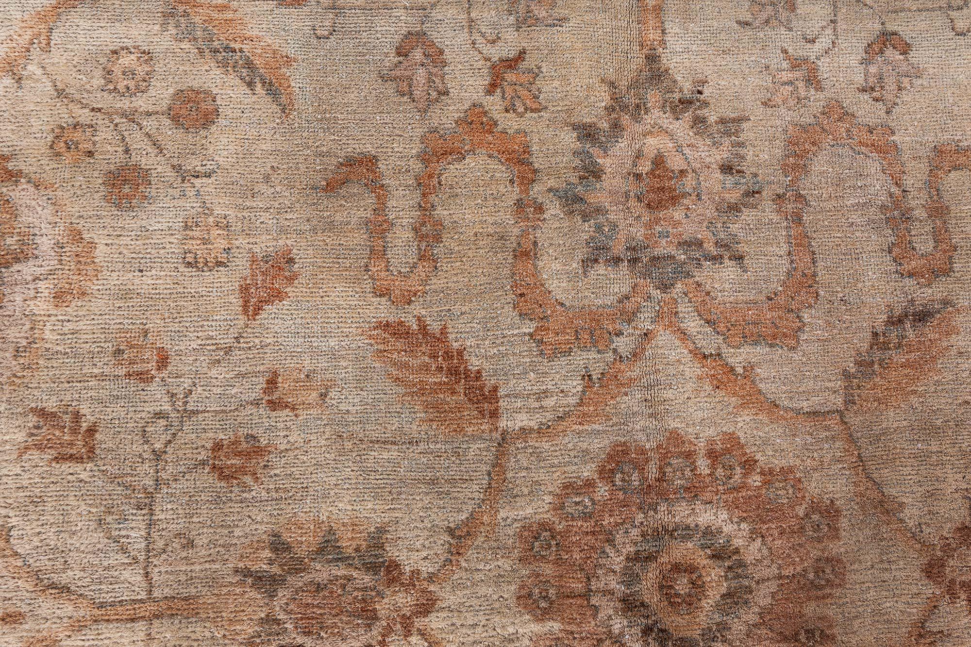Tabriz Antique North Indian Handmade Wool Rug Doris Leslie Blau For Sale