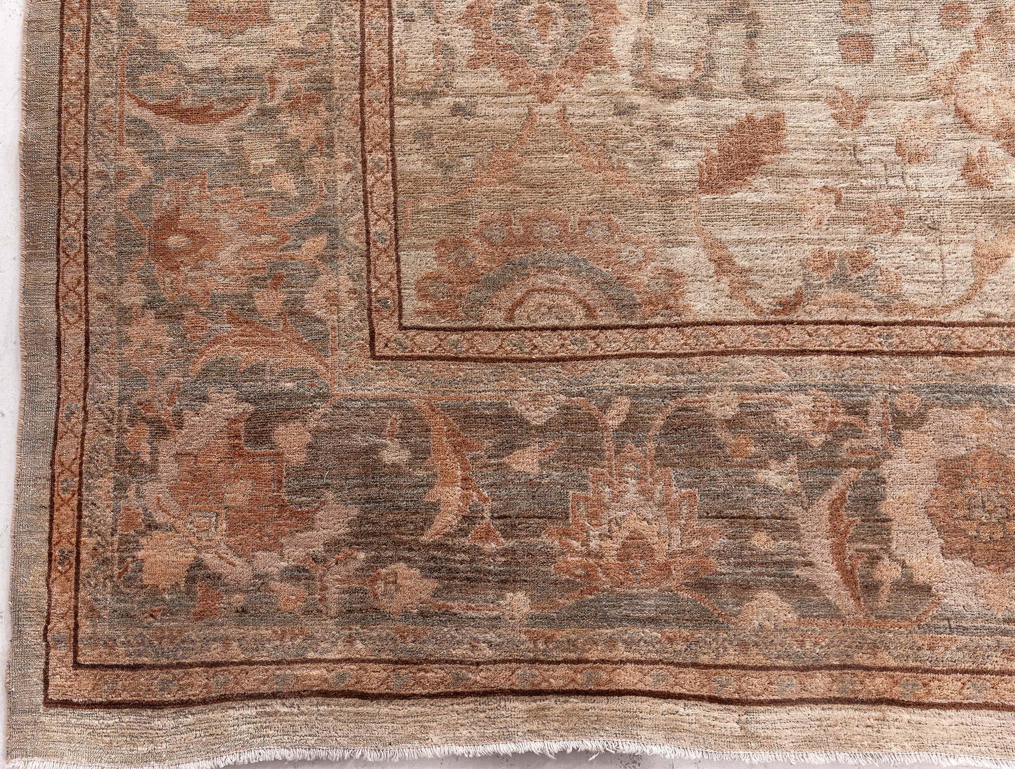 20th Century Antique North Indian Handmade Wool Rug Doris Leslie Blau For Sale