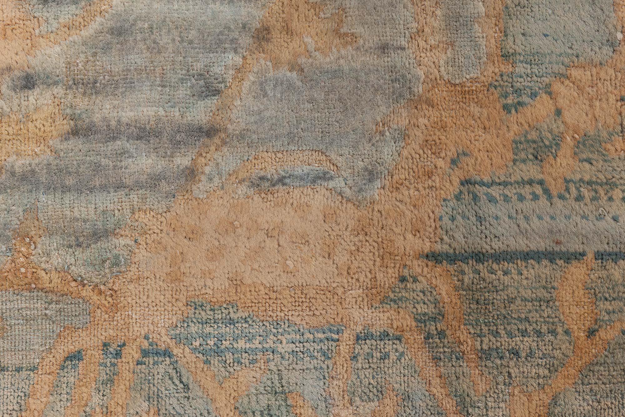 Antiker nordindischer Teppich Doris Leslie Blau im Zustand „Gut“ im Angebot in New York, NY